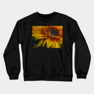 Macro- Sunflower Crewneck Sweatshirt